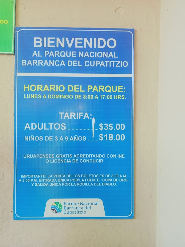 precio de entrada parque nacional 2023